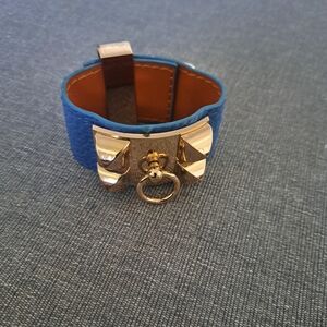 Blue And Gold Bracelet